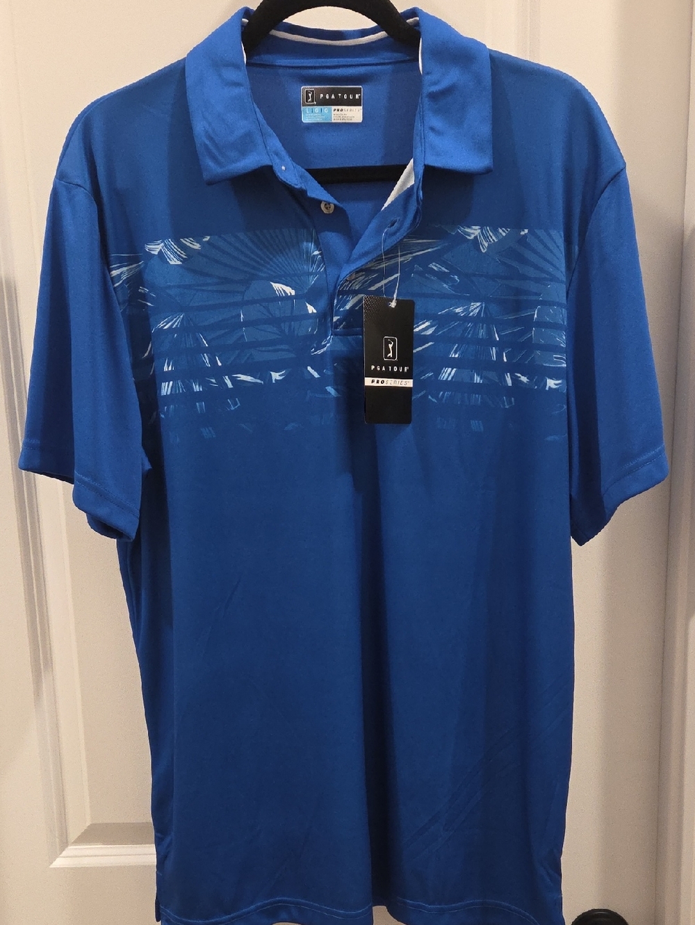 PGA TOUR Pro series Men's Blue Polo Shirt